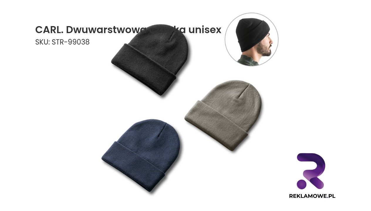 Dwuwarstwowa czapka unisex CARL