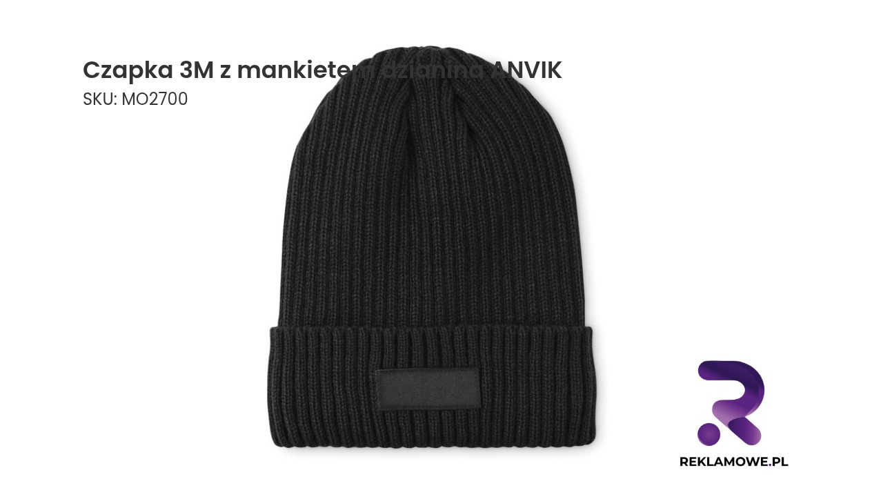 Czapka 3M z mankietem z dzianiny ANVIK