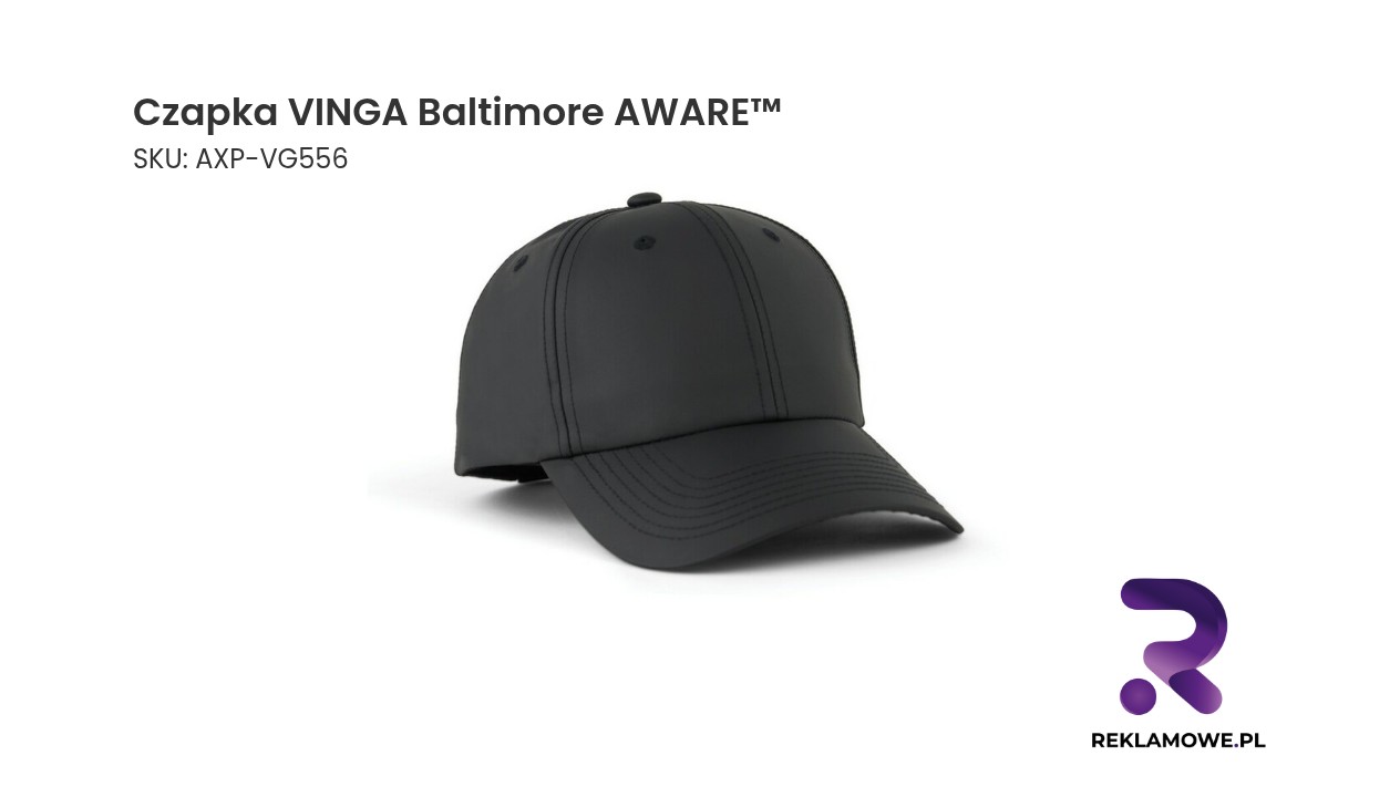 Ekologiczna czapka marki VINGA model Baltimore