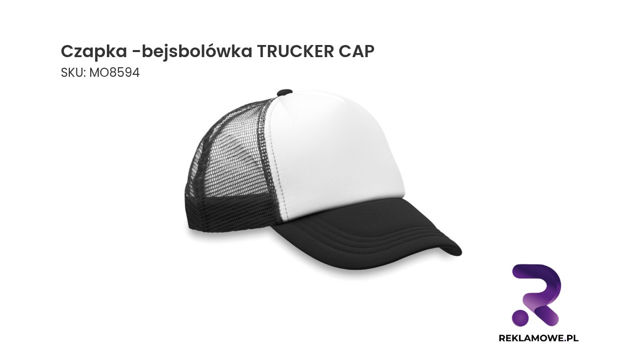 Czapka bejsbolówka TRUCKER CAP w odcieniach szarości