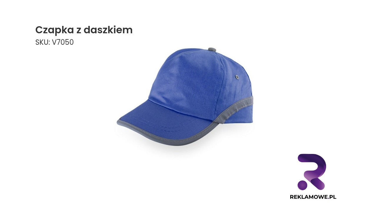 Czapka z daszkiem w kolorze granatowym