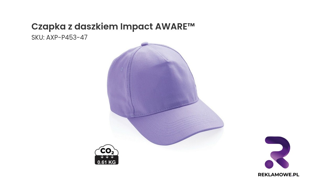 Czapka z daszkiem Impact AWARE z recyklingu