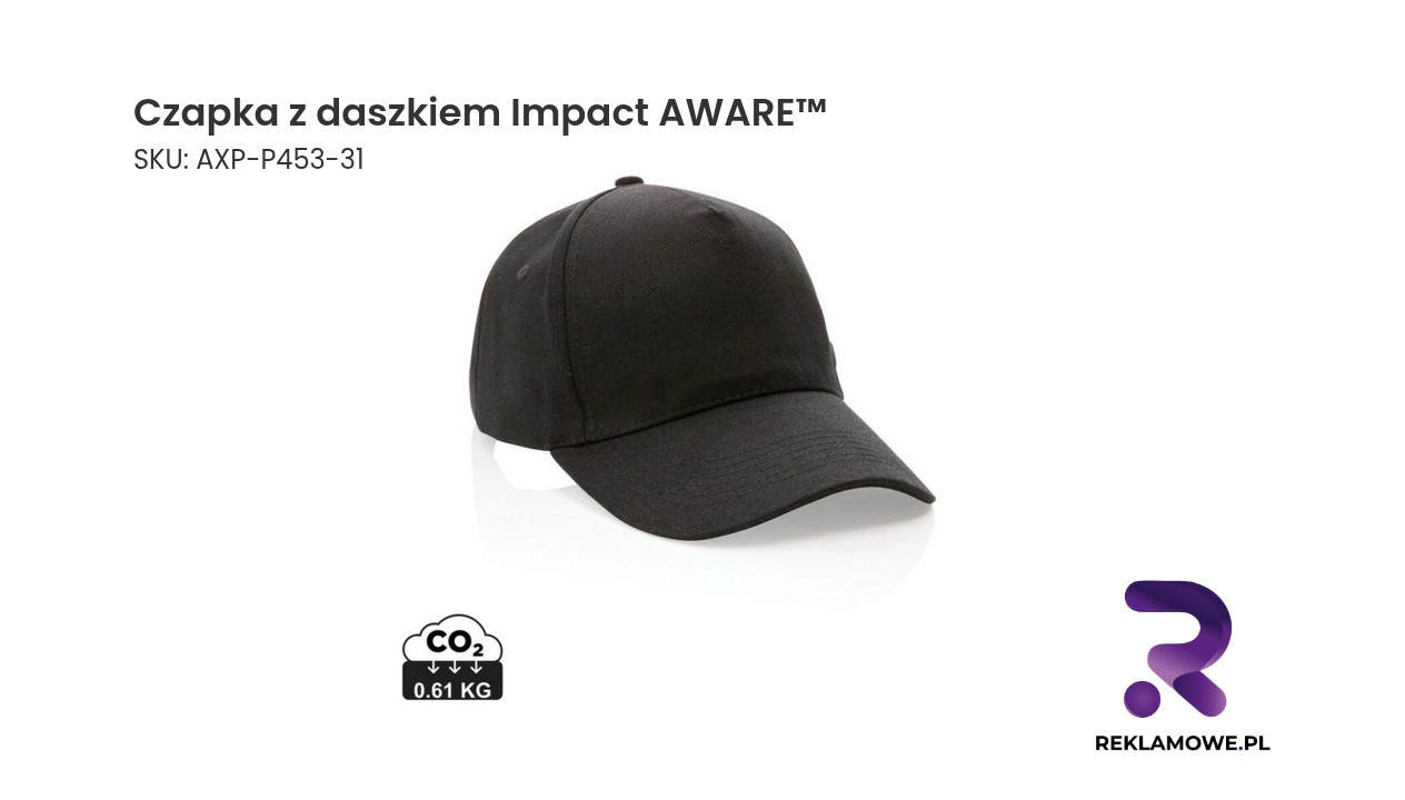 Ekologiczna czapka z daszkiem Impact AWARE