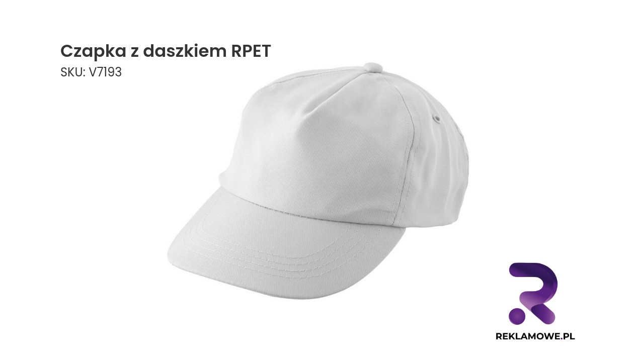 Czapka z daszkiem RPET 1