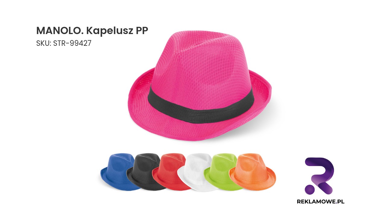 MANOLO kapelusz PP w kolorze naturalnym