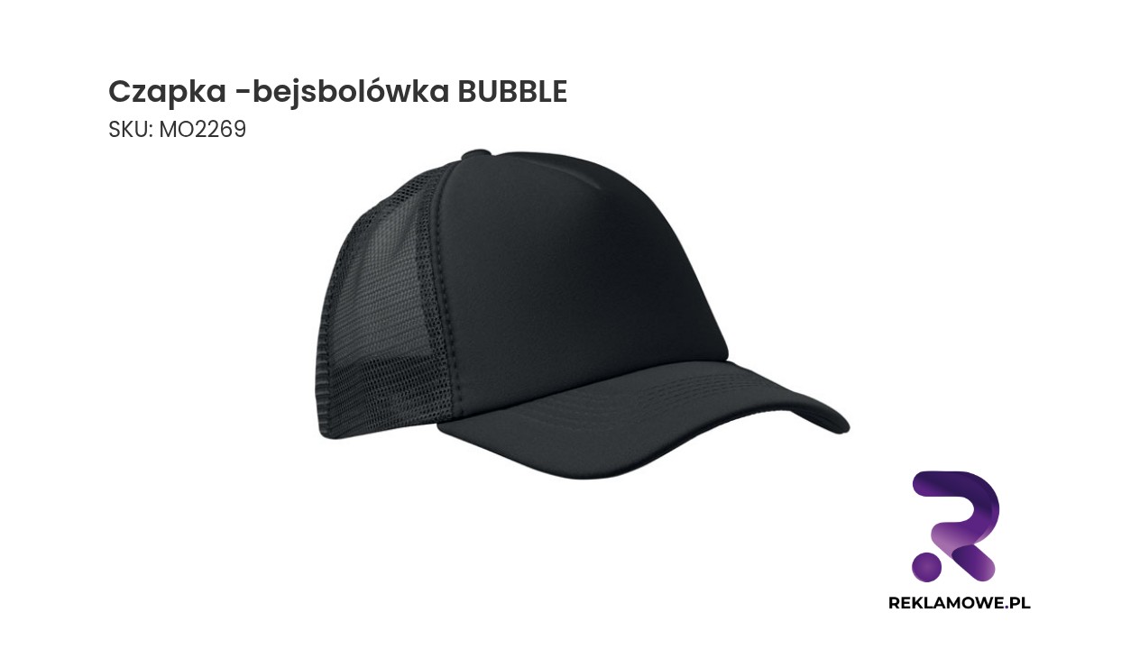 Czapka bejsbolówka BUBBLE – stylowa czapka z daszkiem
