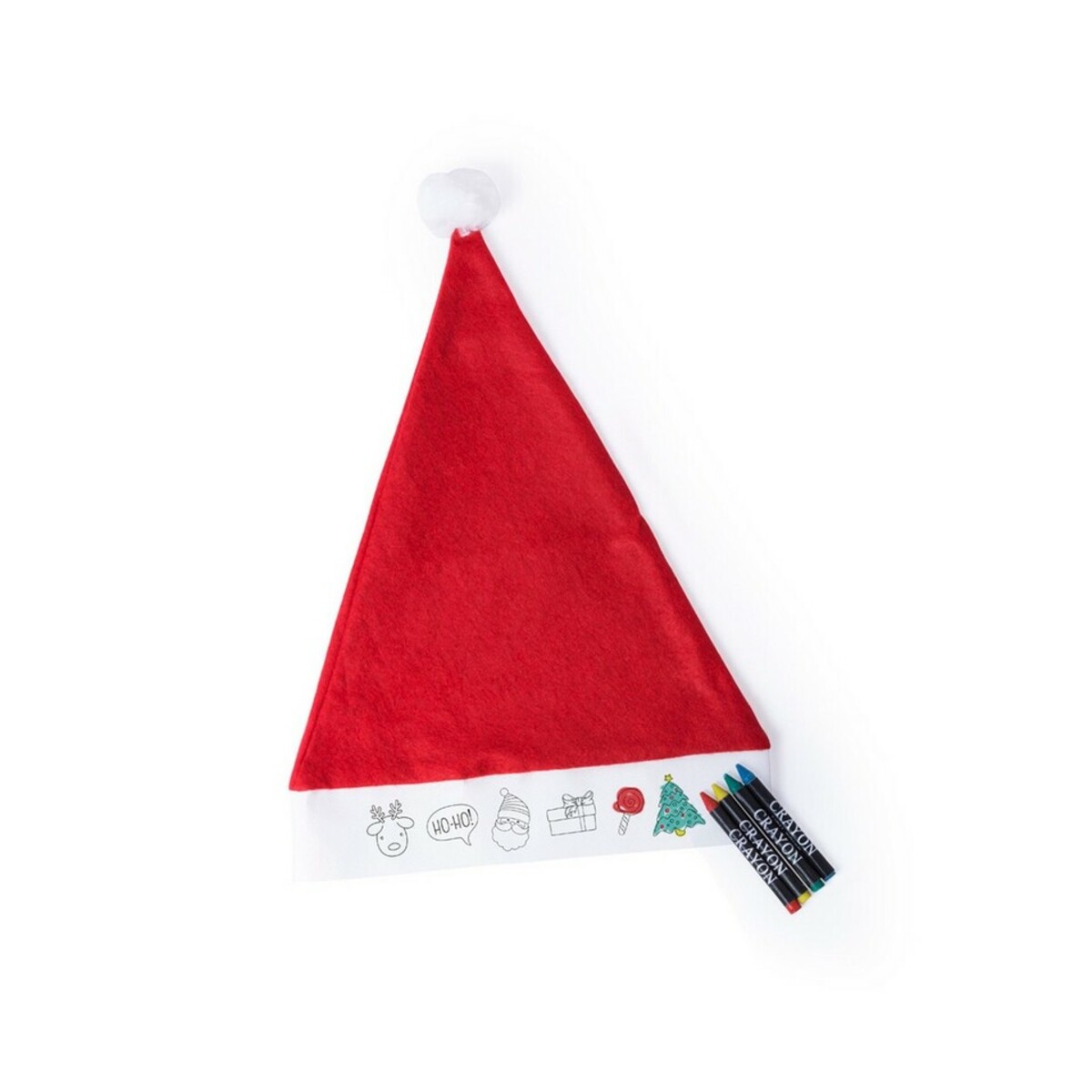 Czapka świąteczna do kolorowania, kredki V7160-05_AAA01