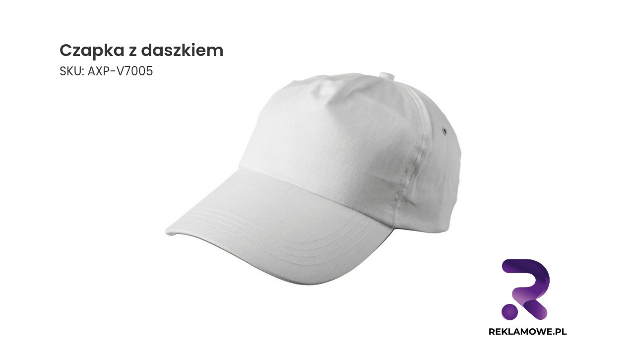 Czapka z daszkiem w kolorze niebieskim