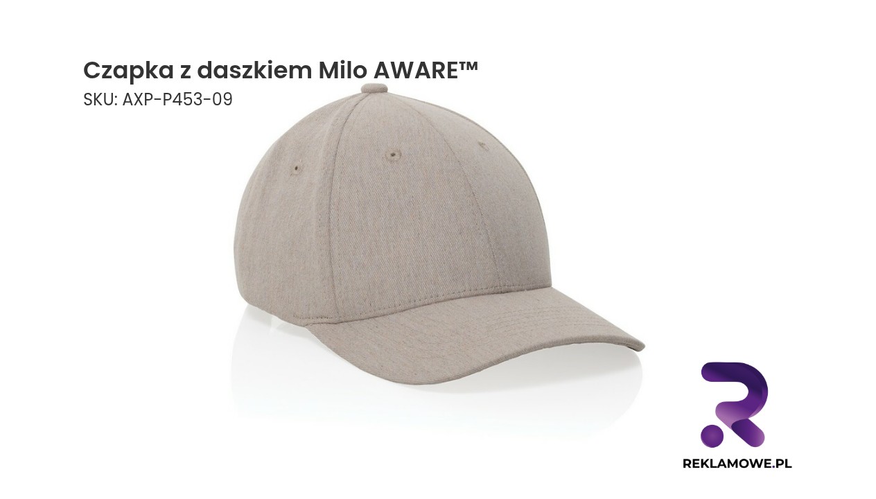 Czapka z daszkiem Milo AWARE™ Czapka z daszkiem Milo AWARE™ – stylowa czapka z daszkiem