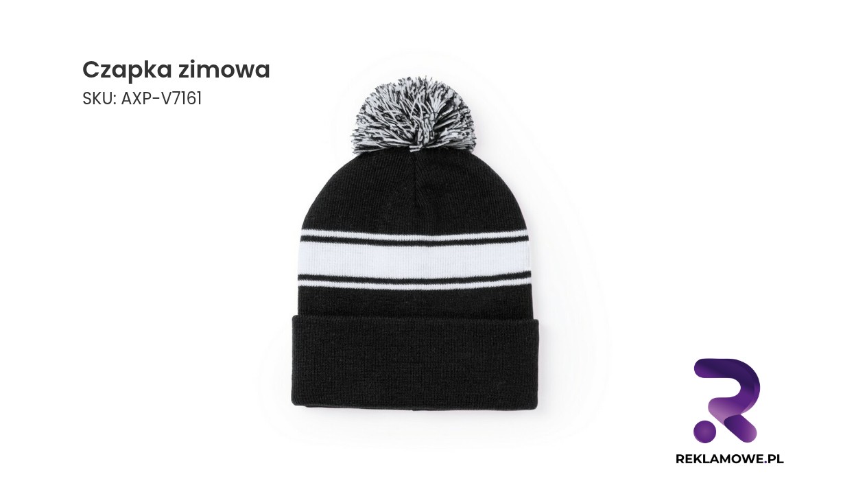 Czapka zimowa Ciepła czapka zimowa w kolorze granatowym